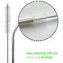 Reusable Straws Stainless steel Straw 20 Piece Collection With Extra Long B