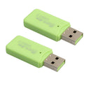 High  USB 2.0 Memory Card Reader Adapter Green for Micro SD/SDHC