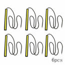 6Pcs 12V Waterproof White DRL COB LED Strip Light Bar For Caravan Boat Car