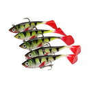 5Pcs 8.5cm Soft Plastic Baits Lures Lead Jig Head Fishing Tackle Sharp Hooks