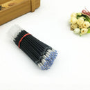100pcs Black Ink 0.5mm Retractable Pen Refills Ballpoint Office Pen Refill Pen