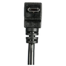 micro-USB 5 Pin Male To Female Down Direction 90 Degree Angle Extension Cab V5D4
