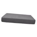 Gray Jacquard Couch Seat Cushion Case Garden Bench Seat Pad Cover Protector