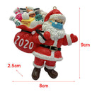 2020 Christmas Ornaments Santa Claus Home Decoration Xmas Tree Hanging DecoS Ew