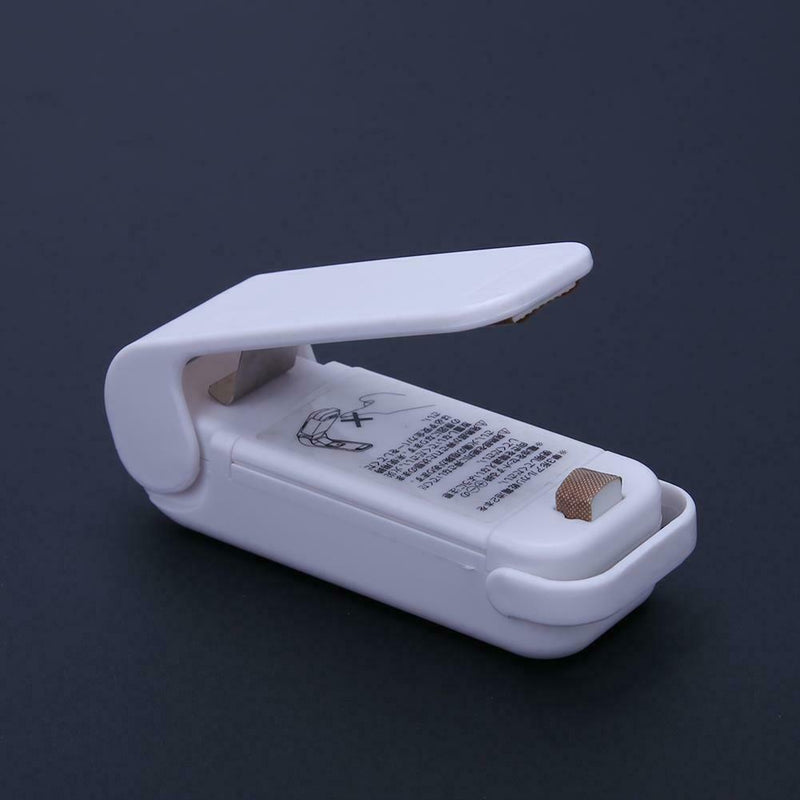 Mini Portable Handy Plastic Bag Sealer Sealing Machine Household(White)