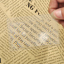 10 PCS Credit Card 3 X Magnifier Magnification Magnifying Fresnel Glass LENS