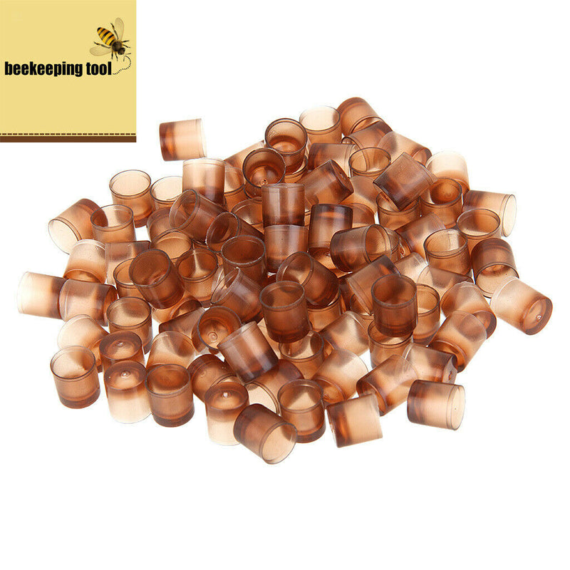 100pcs Functional Queen Cage Bee Moving Catcher Cage Beekeeping Tool