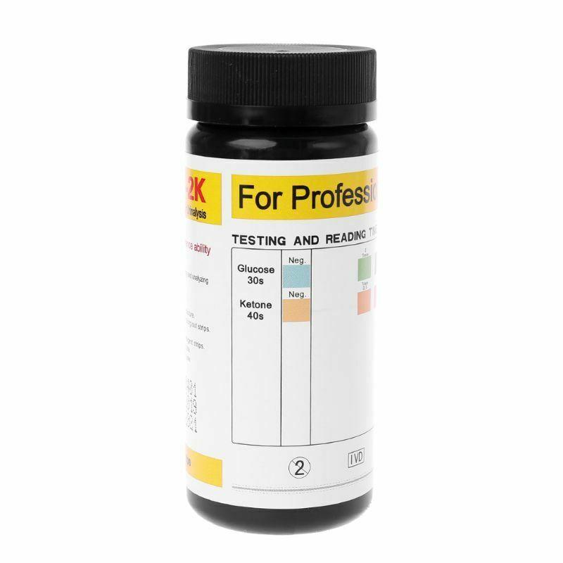 URS-2K Glucose Ketone Urine Test Strip Reagent With Anti-VC Interference