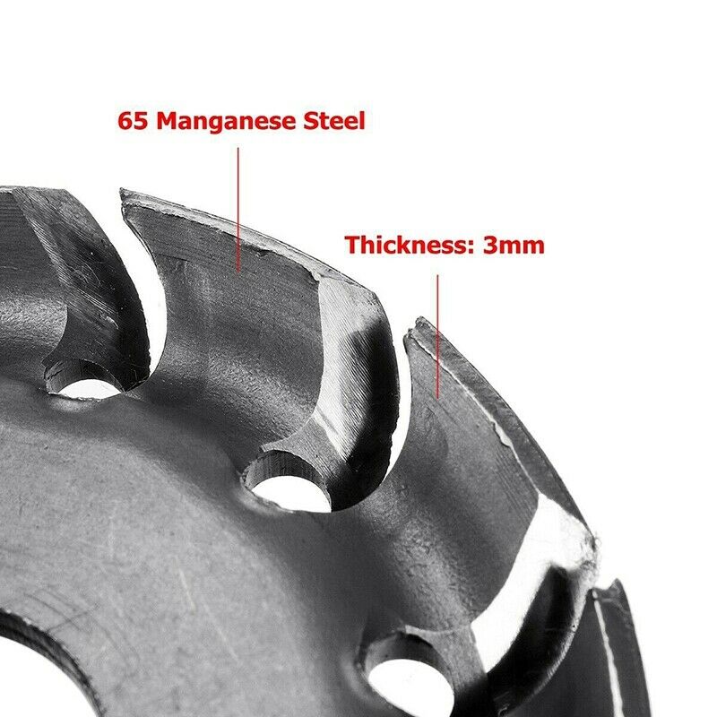 12 Teeth 16mm Multifunctional High Hardness Wood Carving Disc Angle Grinder W5V7