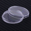 100Pcs 26mm Clear Round Coin Cases Capsules Container Holder Box Storage Plastic