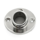 Stainless Steel Yacht Boat Hand Rail Fittings 60 Degree 22mm Round Base-Mar K9Y9