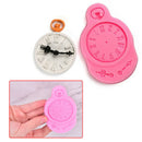 1PC Clock Silicone Molds Cupcake Fondant Decorating Tools Cookie Chocolate Mo BX