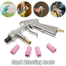 Sandblaster Kit Air Nozzles Sandblasting Siphon Feed Gun Blast Sand Blaster Y6V1