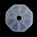 diamond painting boxes mini 8 grids rhinestone gems plastic box round storage M&