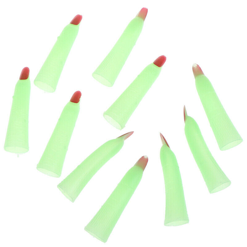 Halloween Finger Zombie Witch Costume Party Supplies Props Luminous False N z Kw