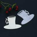 Cup DIY Metal Embroidery Stencil Scrapbook Craft Cutting Die