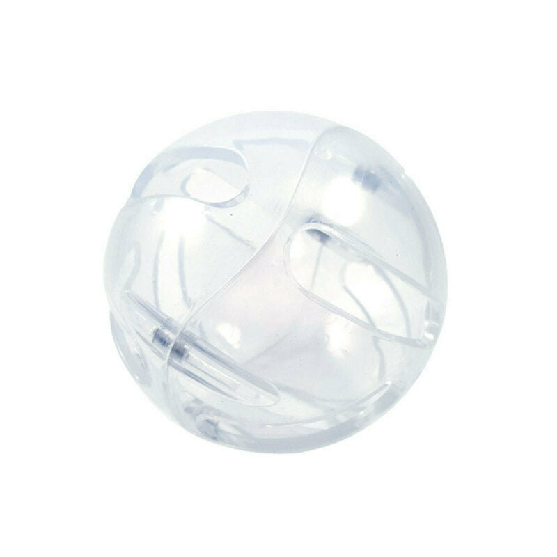 For Treat Parrots Birds Ball Toys Food Feeder Cage Hanging Bell Foraging C BQJ