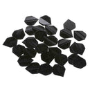 30 Pcs PET Dart Flights High Quality Simple Black Darts Accessories BIN T4V H5W7