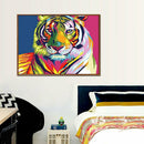Tiger Acrylic Paint By Number Kit DIY Oil Painting Drawing Canvas Home Decor GN