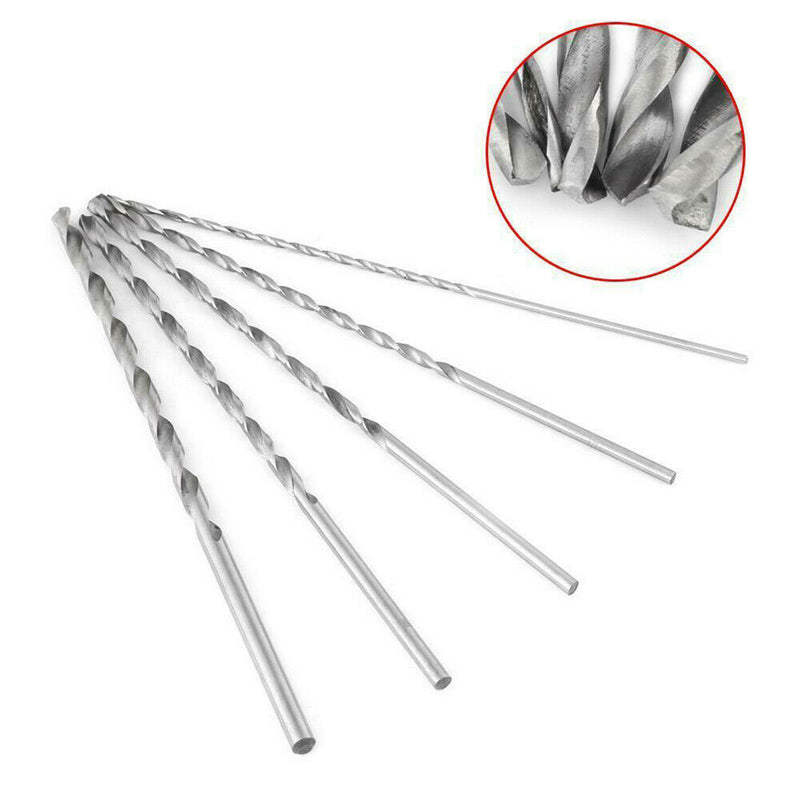 5Pcs Drill Bit Extra Long Straight Shaft Drill Bit for Metal Wood Newest Useful