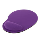 Purple Anti Slip Mouse Mat Pad with Gel Rest Wrist Comfort for Computer PC