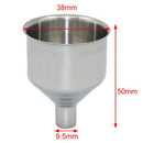 6 Piece Stainless Steel Flask Funnel Set, Small (6 pcs) G7T3