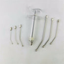 Veterinary Crop Feeding Kit - 6Pc curved gavage tubes & 1Pc Syringe