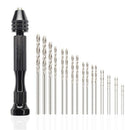 Pin Vise Hand Drill Bits(20Pcs), Micro-Mini Twist Drill Bits Set With Preci