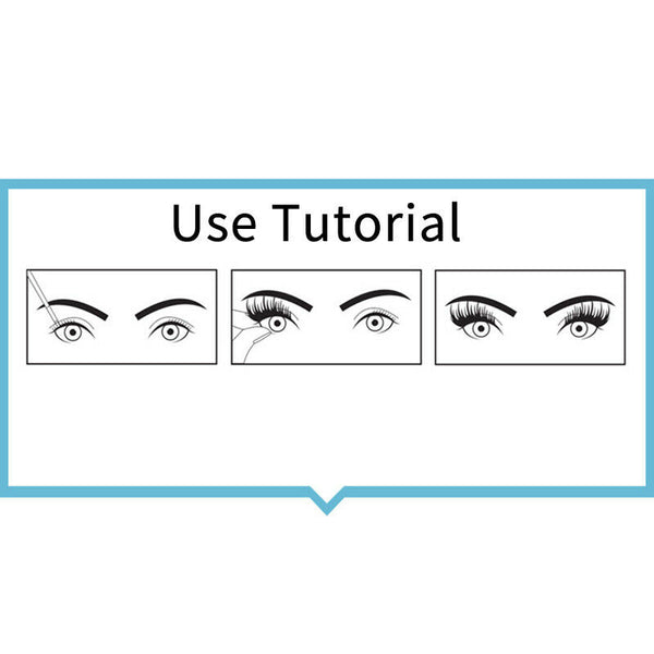 1Set Magnetic False Eyelashes Waterproof Smudge Proof Handmade Easy To Wear K4B1