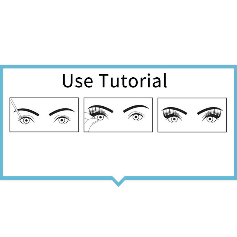 1Set Magnetic False Eyelashes Waterproof Smudge Proof Handmade Easy To Wear K4B1