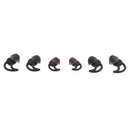 3 Pairs (Set Of 12 Pieces) Rubber Silicone Ear Pad Earplugs For In-Ear Earbuds