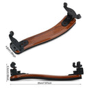 Violin Shoulder Rest for 4/4 and 3/4 Size, Wooden Shoulder Rest for Violin,