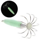 1PC Luminous Fishing Lures Baits Squid Jigs Hook Light Green Fishing Lure H-P JR
