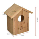 Bird House Window Birdhouse W/ Suction Cup Nests For Garden Bird Feeding M4Y4