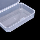 Clear Plastic Transparent With Lid Storage Box Collection Container Case -TOCA