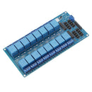 16 Road/Channel Relay Module with LM2576 Power Supply with Light Coupling f