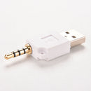 Mini 3.5mm Male AUX Audio Plug Jack to USB 2.0  Converter Adapter PlugGlj
