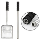 2X(Metal Cat Litter Scoop With Deep Shovel And Long Handle Detachable Stain
