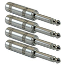 1/4 inch Plugs for Speaker Cables, Patch Cables, Snakes - TS Male Mono 1/4