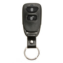 2 Button BTN + Back Panic Remote Key Fob Shell Case For Hyundai Tucson 05-1