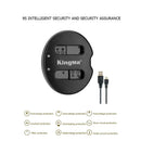KingMa NB-12L Dual Slot Battery Charger for Canon G1x Markii N100 MINI X