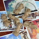 10M Twisted Burlap Jute Twine Rope Natural Hemp Linen Gift Decor 1PC Cord E8V4