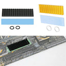 For NVME M.2 NGFF PCI-E SSD Pure Aluminum Cooling Cooler Heatsink Therm ghj qwe