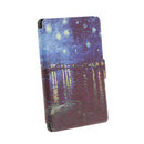 Painting Magnetic PU Leather Smart Cover for Kindle Kindle SY69JL Blue