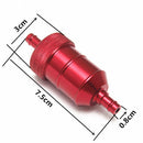 3Pcs Scooter Motorcycle Motocross 8mm Billet Inline Petrol Gas Fuel Filter
