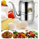 Pour Over Drip Kettle Pot with Gooseneck Spout for Oil Vinegar Sauce 18oz