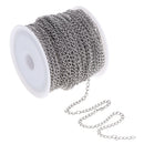 Stainless Steel Cable Chain Link Jewelry Making Chians in Bulk for Necklace