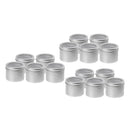 15pcs 100ml Make-up Aluminium Pot Jar Tin Lip Balm Container Salves Tea Jar
