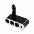 3/4 Way Multi SOCKET DC 12V/24V CAR CIGARETTE LIGHTER SPLITTER USB PLUG CHA