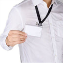 Pack Of 10 Badge Holder Card Holder Badge Holder With Lanyard Lanyard For B W4F2
